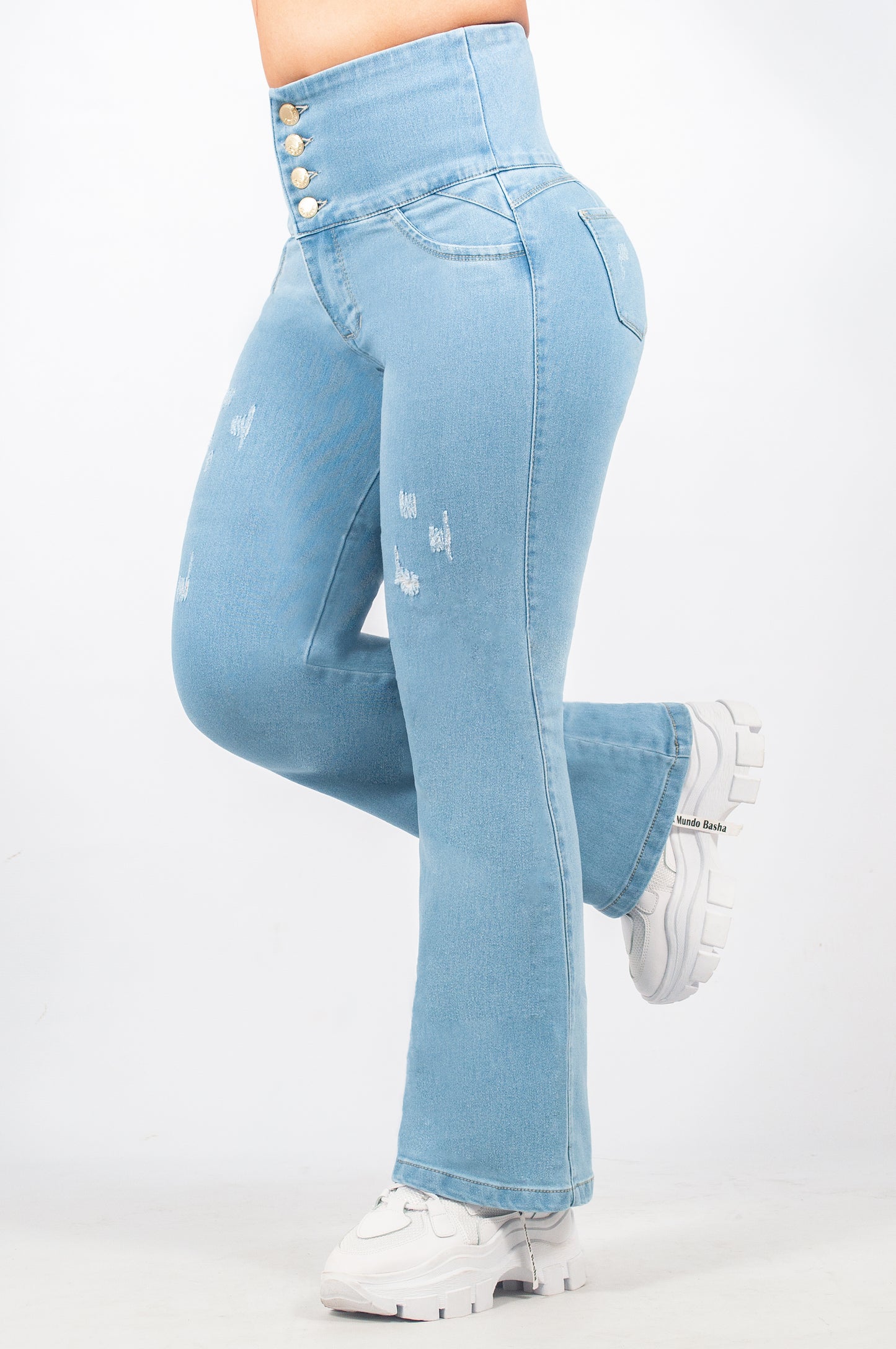 JEANS FAJA INTERNA SKINNY BOLSILLOS TRASEROS
