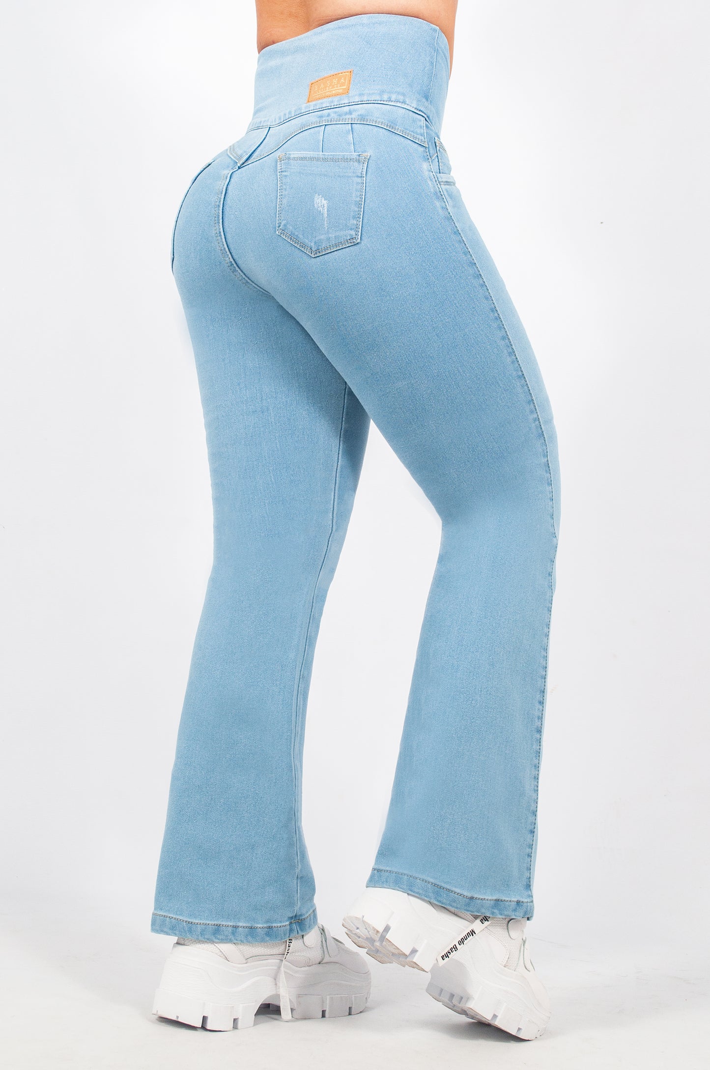 JEANS FAJA INTERNA SKINNY BOLSILLOS TRASEROS
